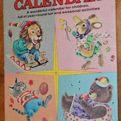Lot#6 Little Rascals hardback, Antique Calendar, and Cute Scrapbook