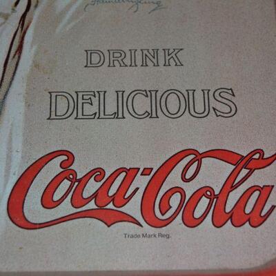 Lot#8 Vintage Coca Cola metal tray