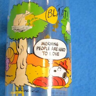 Lot#16 Five Vintage Collectible McDonalds glasses (Star Wars, Peanuts, Muppets, Phillies, Florida)