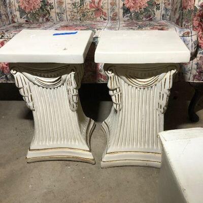 Lot 87  - Vintage Love Seat and Home Decor
