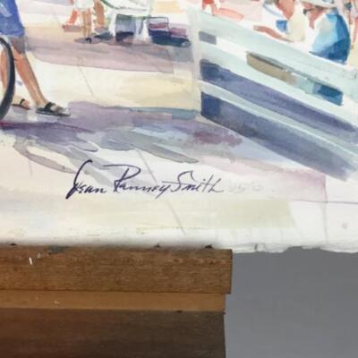 C - 135 Jean Ranney Smith Original Watercolor Painting "Ocean City"