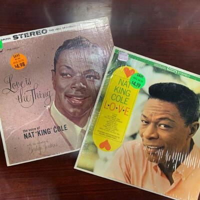 #1 Two Nat King Cole Vinyl Records