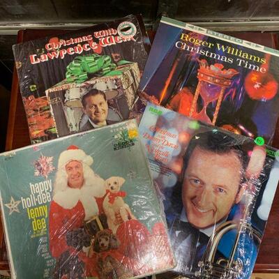 #13 Four Vintage Christmas Vinyl Records