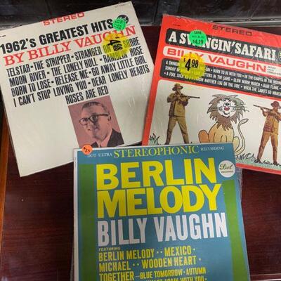 #23 Three Vintage Billy Vaughn Vinyl Records