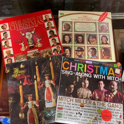 #24 Vintage Christmas Vinyl Records