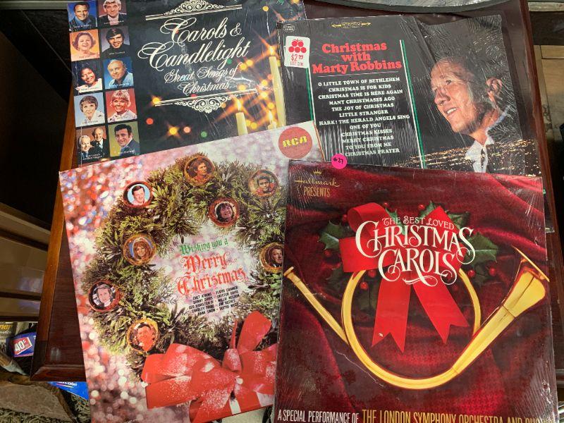 27 Vintage Christmas Vinyl Records
