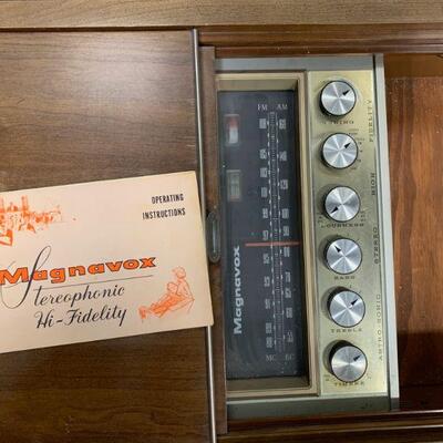 #39 Magnavox Stereophonic High Fidelity With Sliding Top Doors 