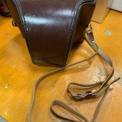 #51 Vintage Nikkorex in Leather Case/Carrier