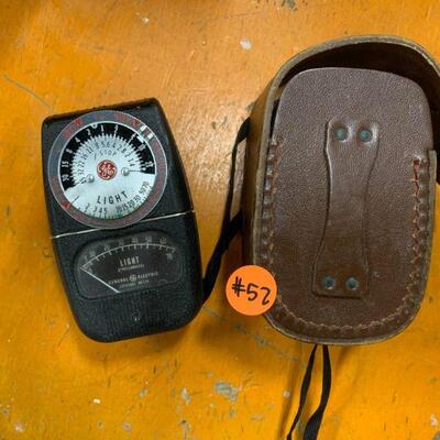 #52 Vintage Light Exposure Meter & Case