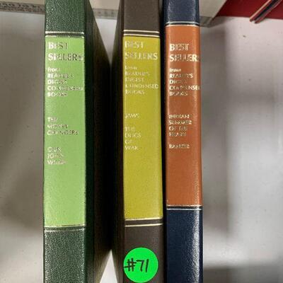 #71 Best Sellers From Reader's Digest Condensed Books Set of Three