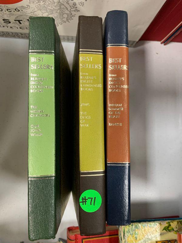 #71 Best Sellers From Reader's Digest Condensed Books Set of