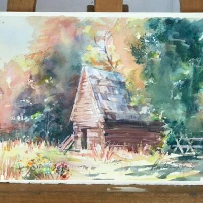 E - 143 Jean Ranney Smith Original Watercolor Paintings