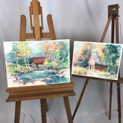 E - 143 Jean Ranney Smith Original Watercolor Paintings