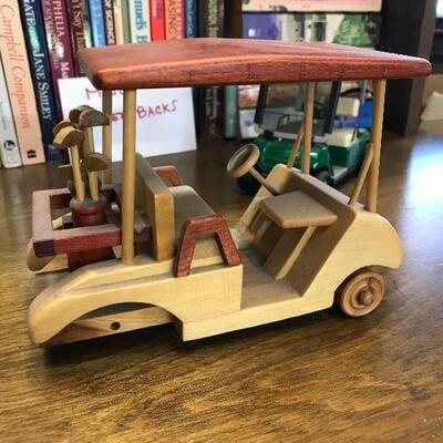 Two Toy Golf Carts (office)