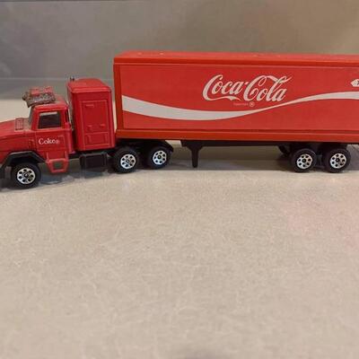 2 vintage Coca Cola trucks! One die cast one tin