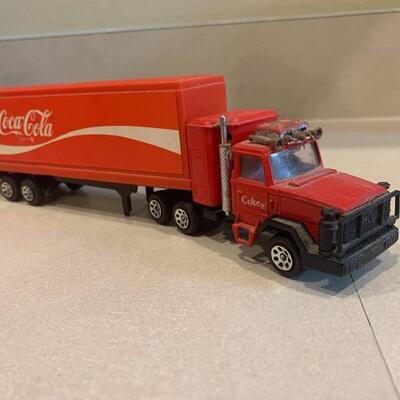 2 vintage Coca Cola trucks! One die cast one tin