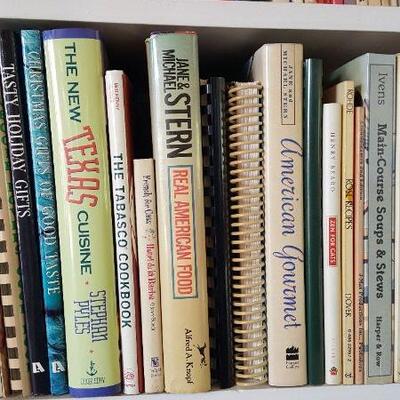 Lot of Assorted Cookbooks (Shelf DR: 5-A)