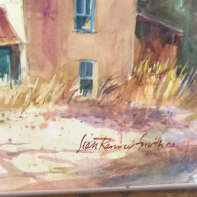 B - 152 Jean Ranney Smith Original Watercolor Painting