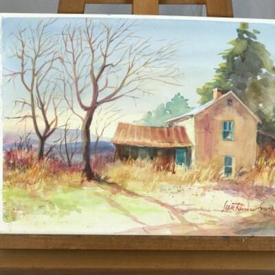 B - 152 Jean Ranney Smith Original Watercolor Painting