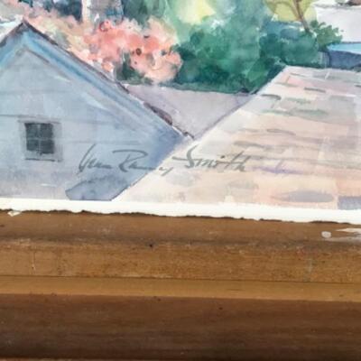 B - 433 Jean Ranney Smith Original Watercolor Painting