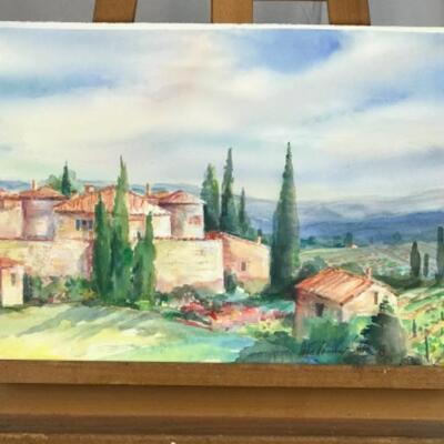 B - 156 Jean Ranney Smith Original Watercolor Painting