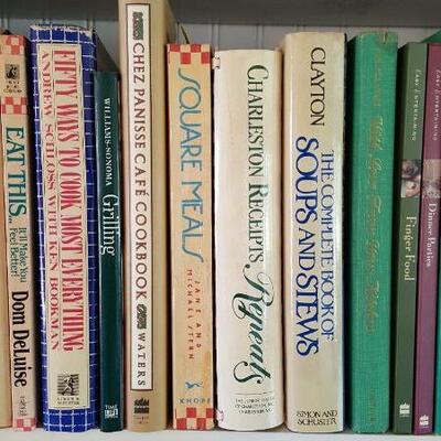 Lot of Assorted Cookbooks (Shelf DR: 2-B)