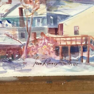 B - 159 Jean Ranney Smith Original Watercolor Painting