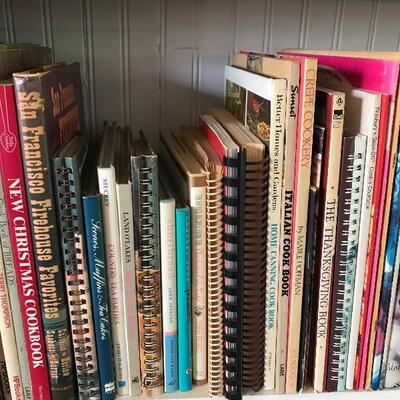 Lot of Assorted Cookbooks (Shelf DR: 5-B)