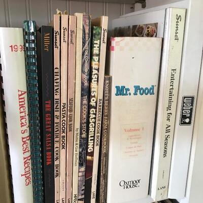 Lot of 53 Assorted Cookbooks (Shelf DR: 3-B)
