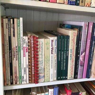 Lot of 53 Assorted Cookbooks (Shelf DR: 3-B)