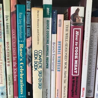Lot of 28 Cookbooks (Shelf DR: 2-B)