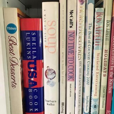 Lot of 28 Cookbooks (Shelf DR: 2-B)