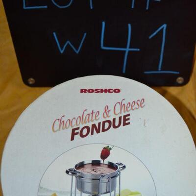 Lot#41 Roshco Fondue Set