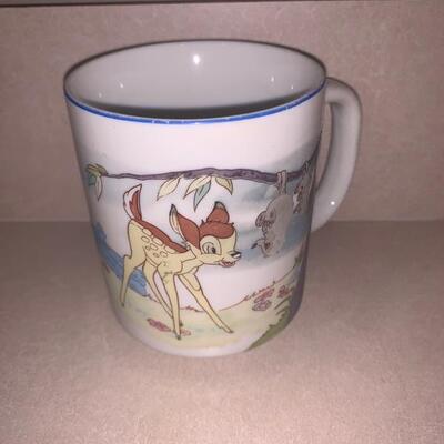 Vintage Bambi coffee cup mug