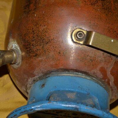 Lot#52 Vintage StopFire Fire Extinguisher Brass/Copper