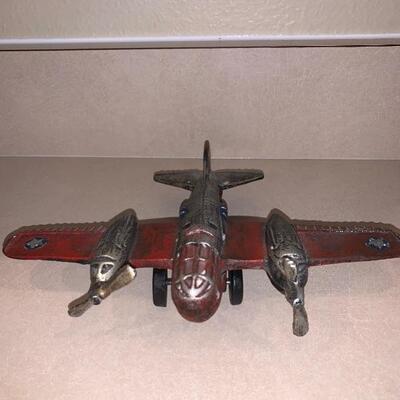Cast iron plane, car and truck 