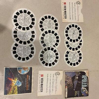 Vintage view master with Disney and space reels