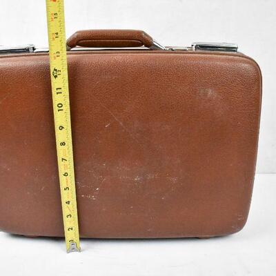 Hardside Suitcase, Brown with Green interior by American Tourister