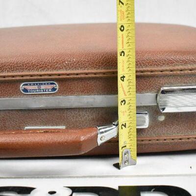 Hardside Suitcase, Brown with Green interior by American Tourister