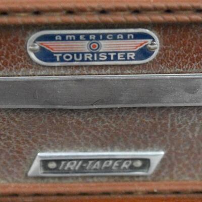 Hardside Suitcase, Brown with Green interior by American Tourister