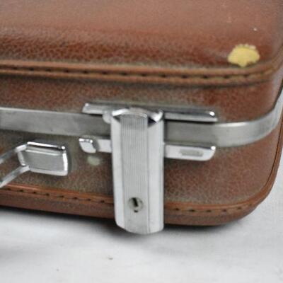 Hardside Suitcase, Brown with Green interior by American Tourister