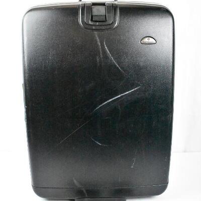 Black Samsonite Suitcase, Large, with Wheels & combo lock