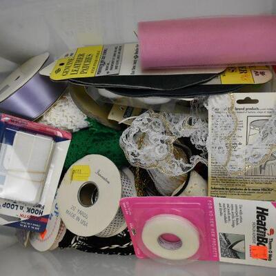 Sterilite 2 Drawers filled with Ribbons & Lace