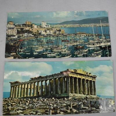 Qty 4 Vintage Postcards from Greece