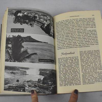 1961 Encyclopedia of World Travel by Doubleday & Cooley Volume One - Vintage