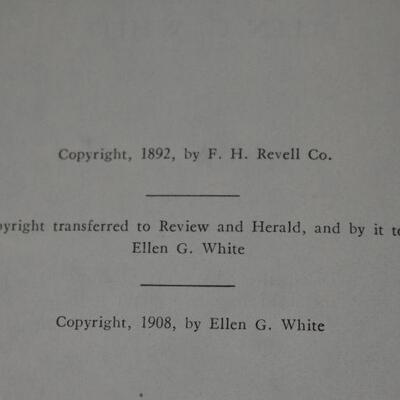 Antique 1892 Steps to Christ & Vintage 1949 The Way to Power and Poise