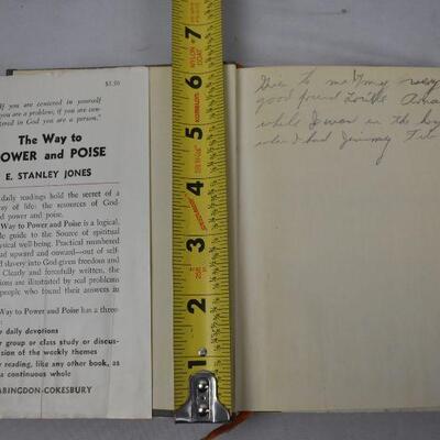Antique 1892 Steps to Christ & Vintage 1949 The Way to Power and Poise