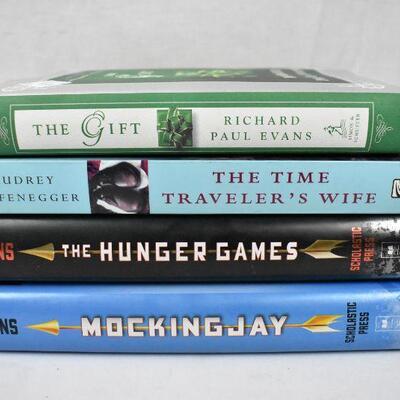 4 pc Fiction Books: The Gift -to- Mockingjay