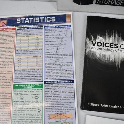 7 pc Non-Fiction/Informational: MicroMap, Coins, Factfinder, Statistics