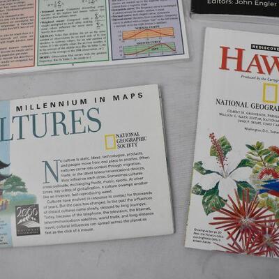 7 pc Non-Fiction/Informational: MicroMap, Coins, Factfinder, Statistics